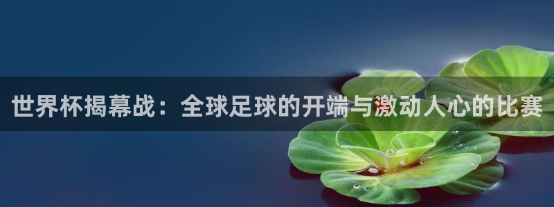 世界杯2026赛程时间表格:世界杯揭幕战:全球足球的开端与激动人心的比赛